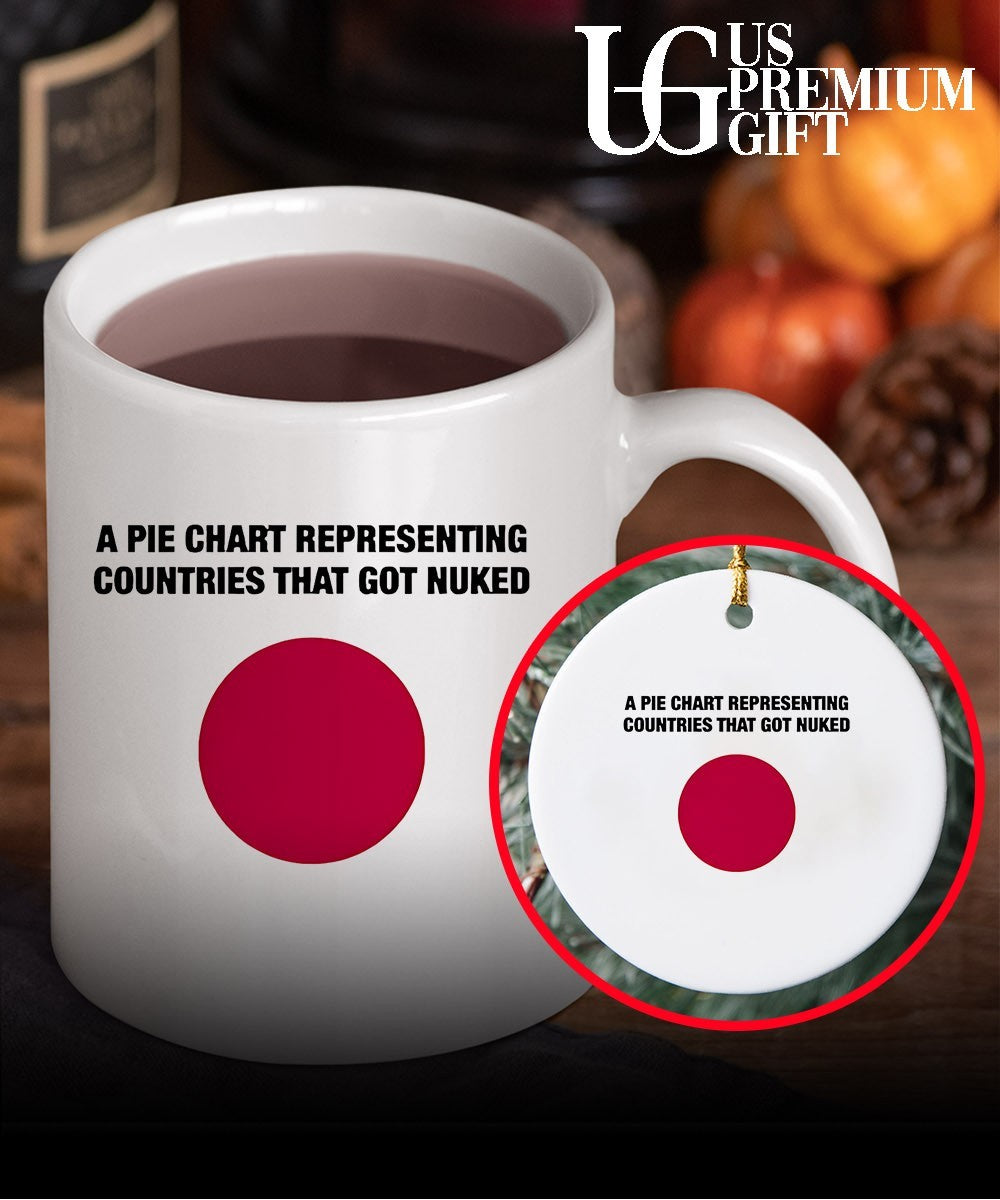 A Pie Chart Representing Countries That Got Nuked shirt
