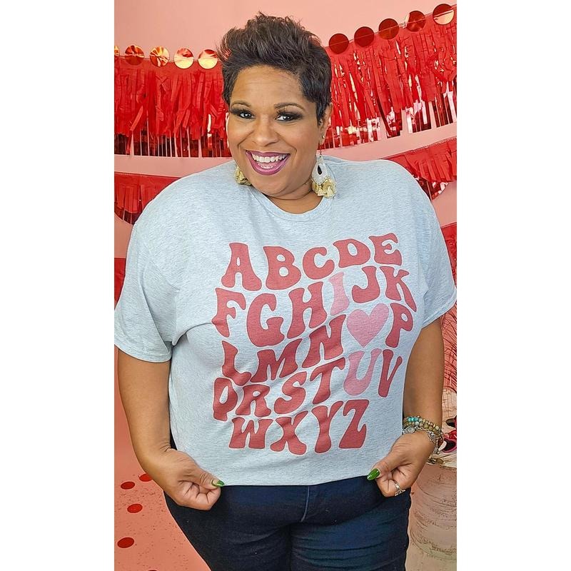 ABC I Love You Graphic T-Shirt Hoodie, Sweatshirt | UrbanDripWear.com
