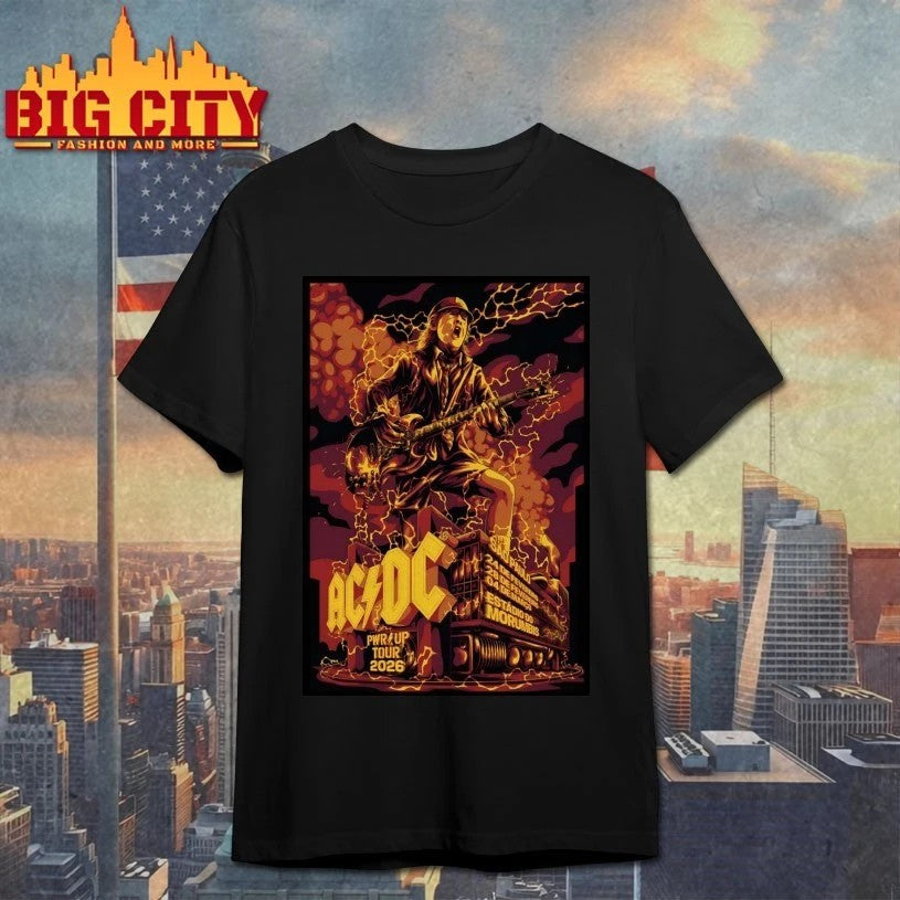 AC DC MorumBIS São Paulo, Brazil Feb 28 2026 Poster T-shirt