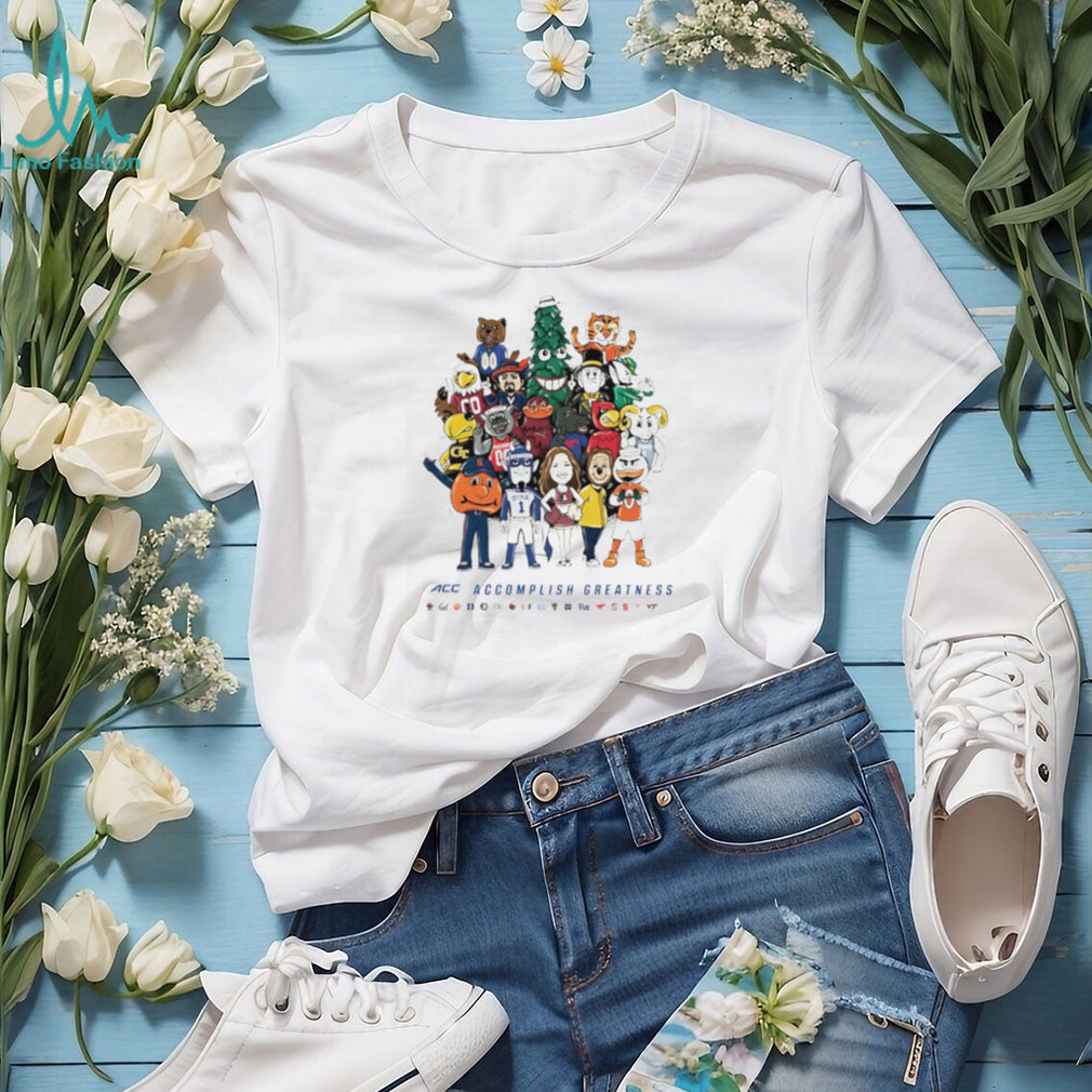 ACC Accomplish Greatness College Basketball Mascots T Shirt