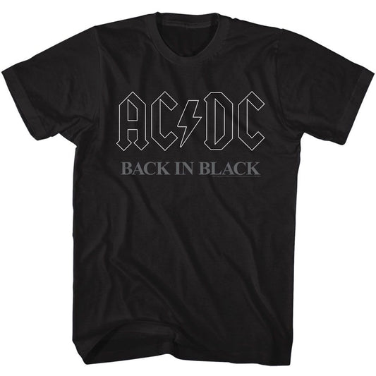 AC/DC Eye-Catching T-Shirt, Back In Black Style001
