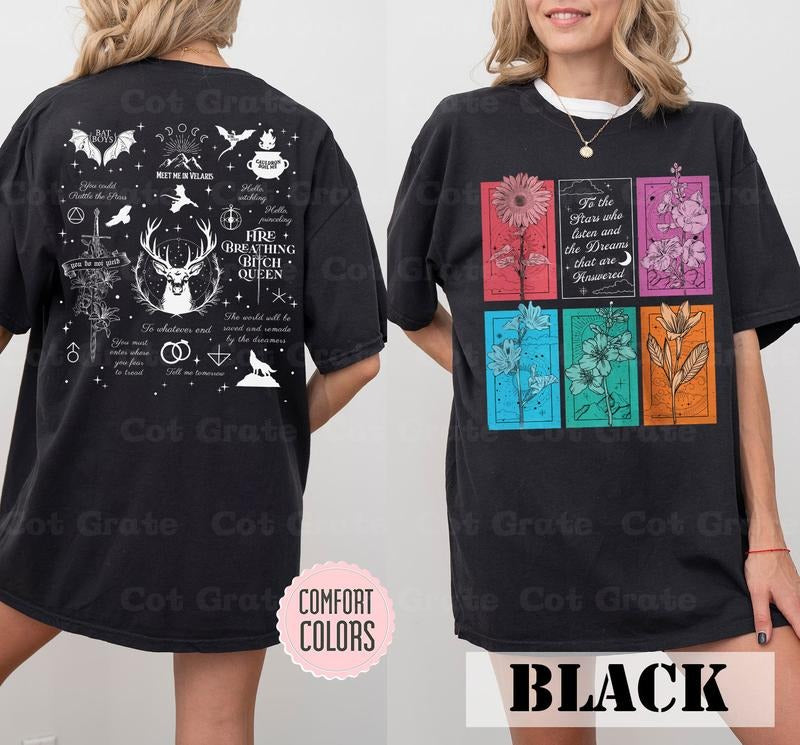 ACOTAR Quote Shirt - Exclusive Velaris SJM Merch, Sarah J Maas Night Court Sweatshirt Best Price Hoodie | UrbanDripWear.com