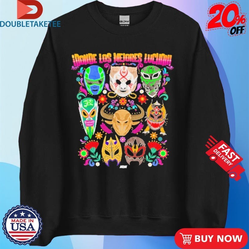AEW Hispanic Heritage Month ¡Donde Los Mejores Luchan! AEW Shirts