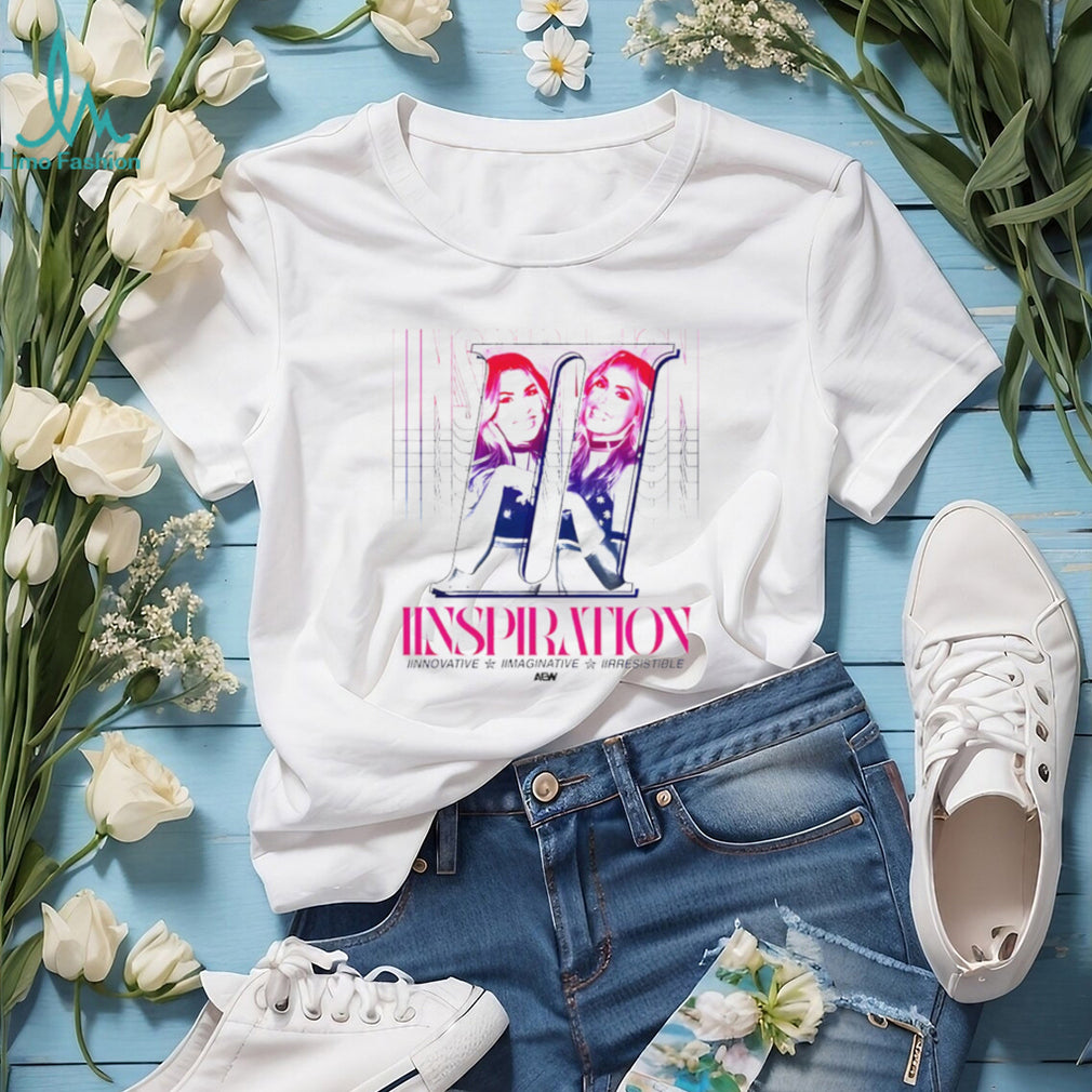 AEW The IInspiration Cassie Lee and Jessica McKay Innovative Imaginative T Shirt