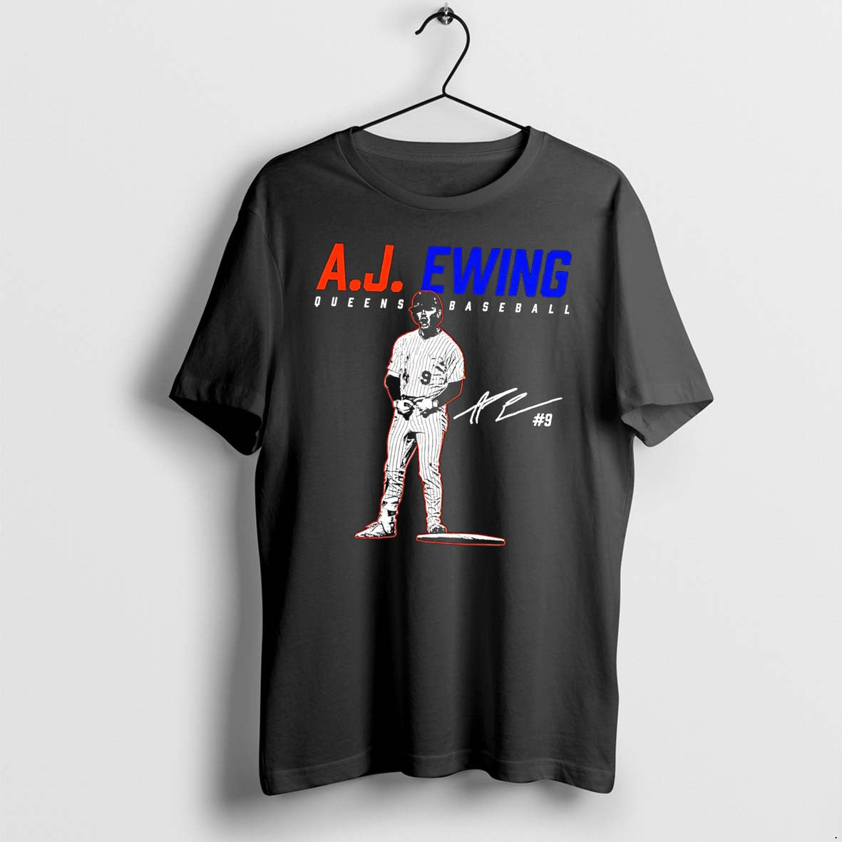 Aj Ewing New York Mets Queens Baseball Signature Tee Tshirts Sweater Hoodie Jpg