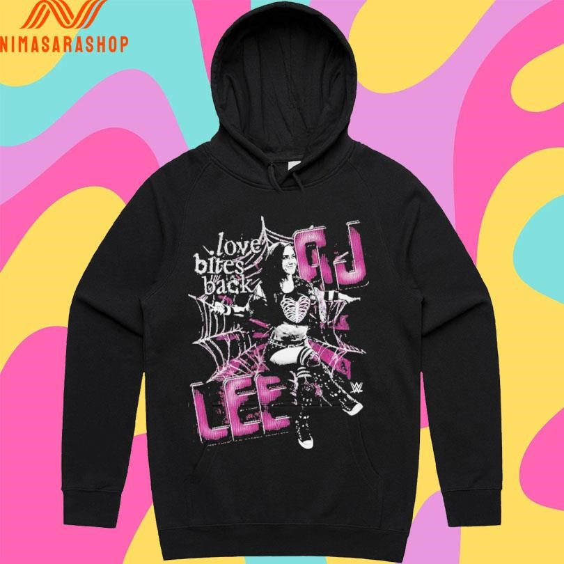 AJ Lee Spider Web Love Bites Back Shirts