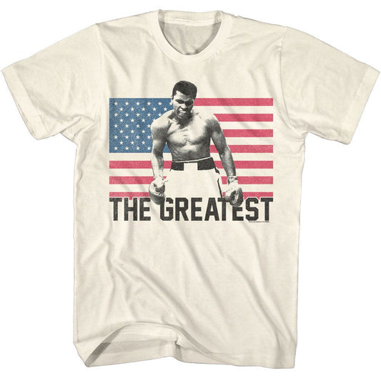 MUHAMMAD ALI Unisex T-Shirt, Flag The Greatest Style002