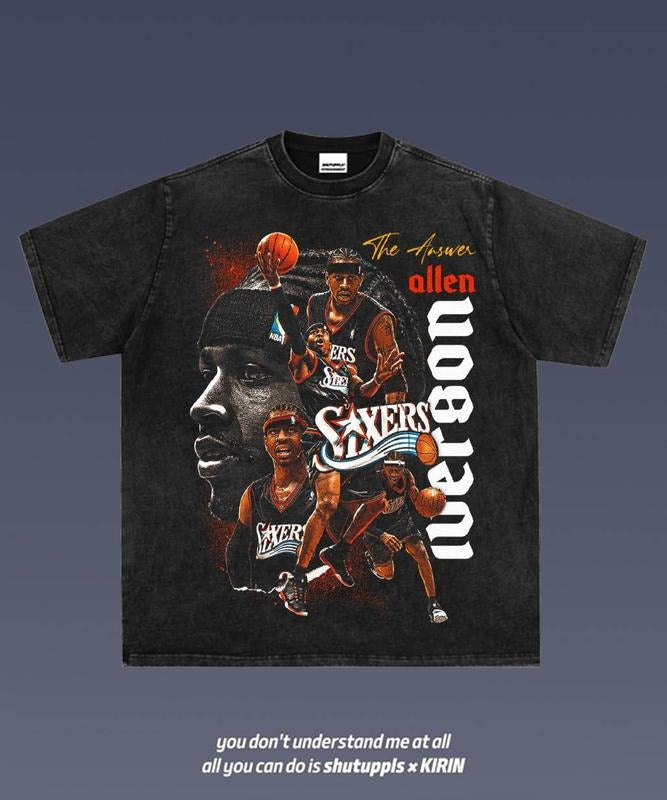 ALLEN IVERSON 5.1 Tee | Vintage Tee Graphic T-Shirt Sweatshirt Hoodie | Sport Tee - Gift For Fan | UrbanDripWear.com