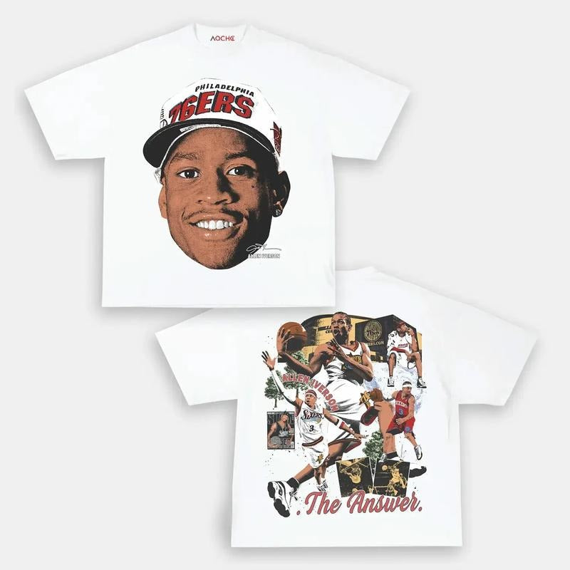 ALLEN IVERSON V4 TEE - [DS] T-shirt, Gift For Fans Hoodie, Sweatshirt | UrbanDripWear.com