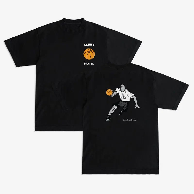 AND1 x The Notic 'Game Recognize Game' T-shirt, Retro Crewneck, Gift For Lovers, Cotton, Trendy Womenswear Top Hoodie,...