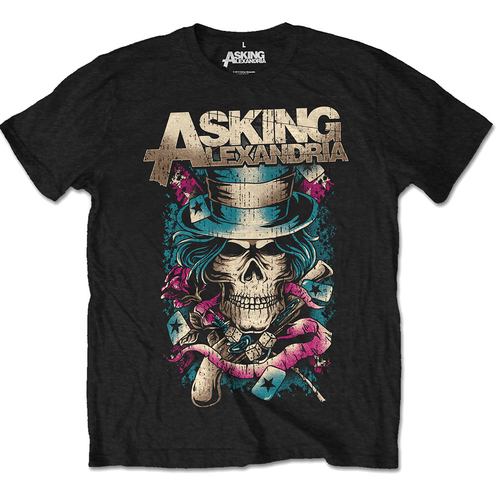 ASKING ALEXANDRIA Attractive T-Shirt, Hat Skull