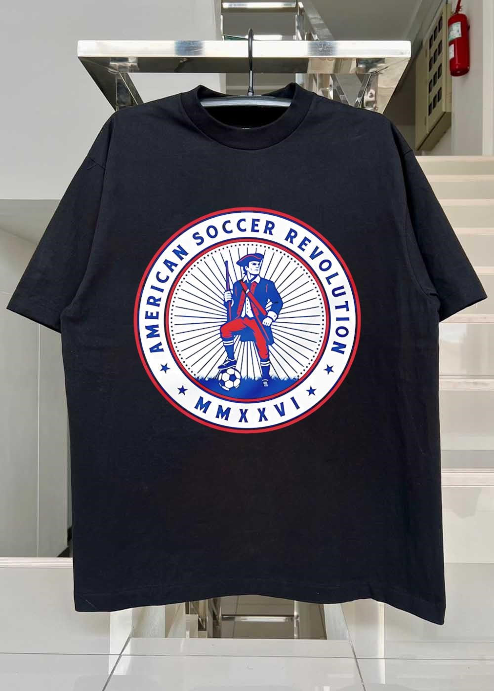 ASR American Soccer Revolution MMXVI Patriot Soccer Team T-Shirt