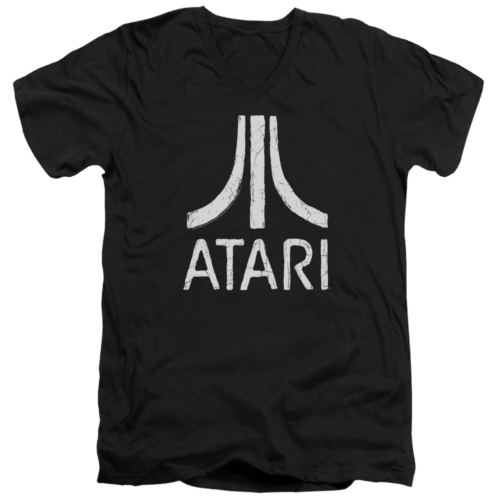 Atari Rough Logo - Men's V-Neck T-Shirt