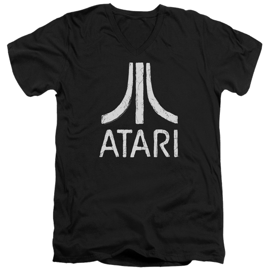 Atari Rough Logo - Men's V-Neck T-Shirt