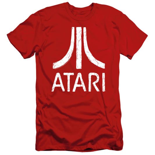 Atari Rough Logo - Men's Slim Fit T-Shirt Style001