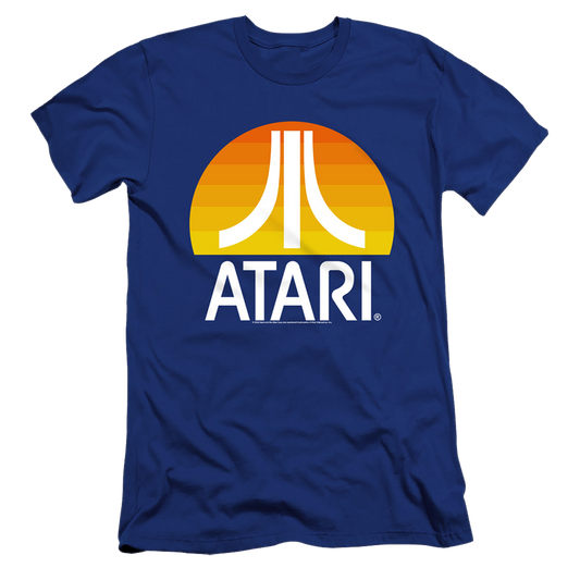 Atari Sunrise Clean - Men's Premium Slim Fit T-Shirt