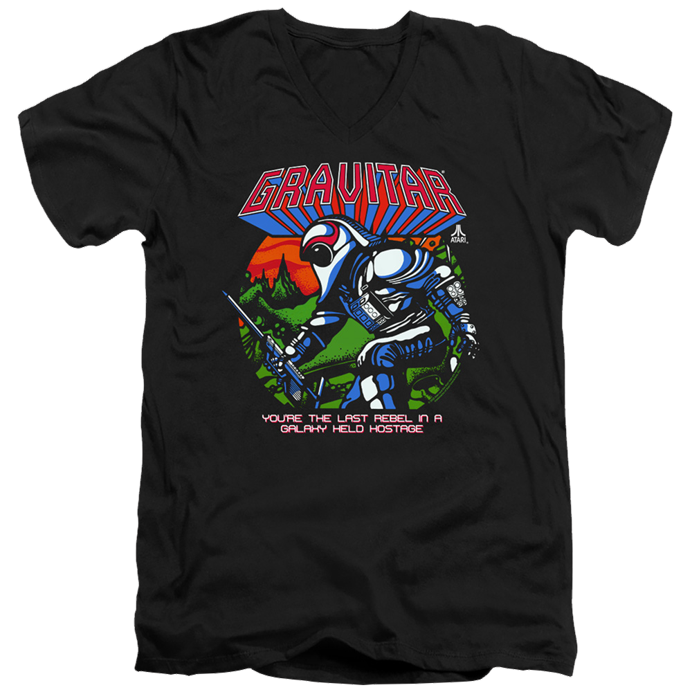 Atari Last Rebel - Men's V-Neck T-Shirt