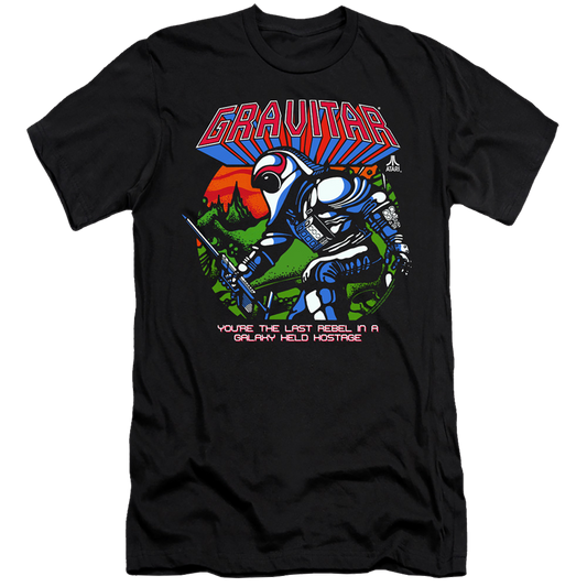 Atari Last Rebel - Men's Premium Slim Fit T-Shirt