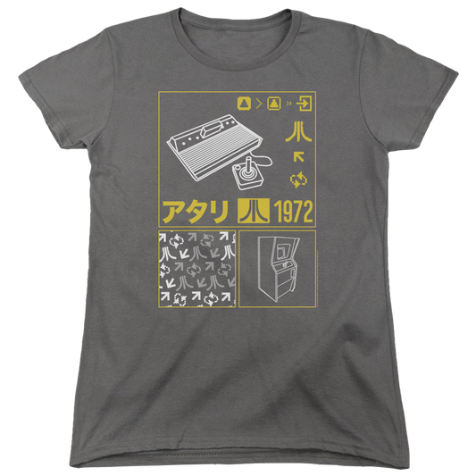Atari Kanji Squares - Women's T-Shirt Style001