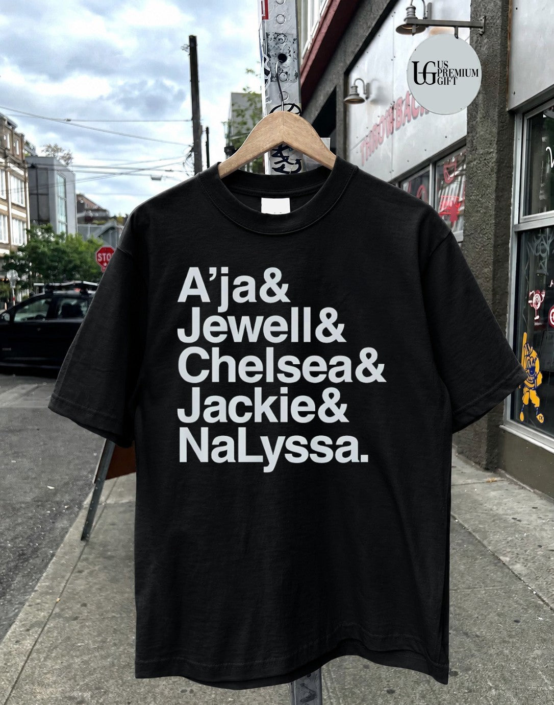 A_ja Jewell Chelsea Jackie and NaLyssa WNBA players Las Vegas Women’s Basketball Ampersand 2026 shirt