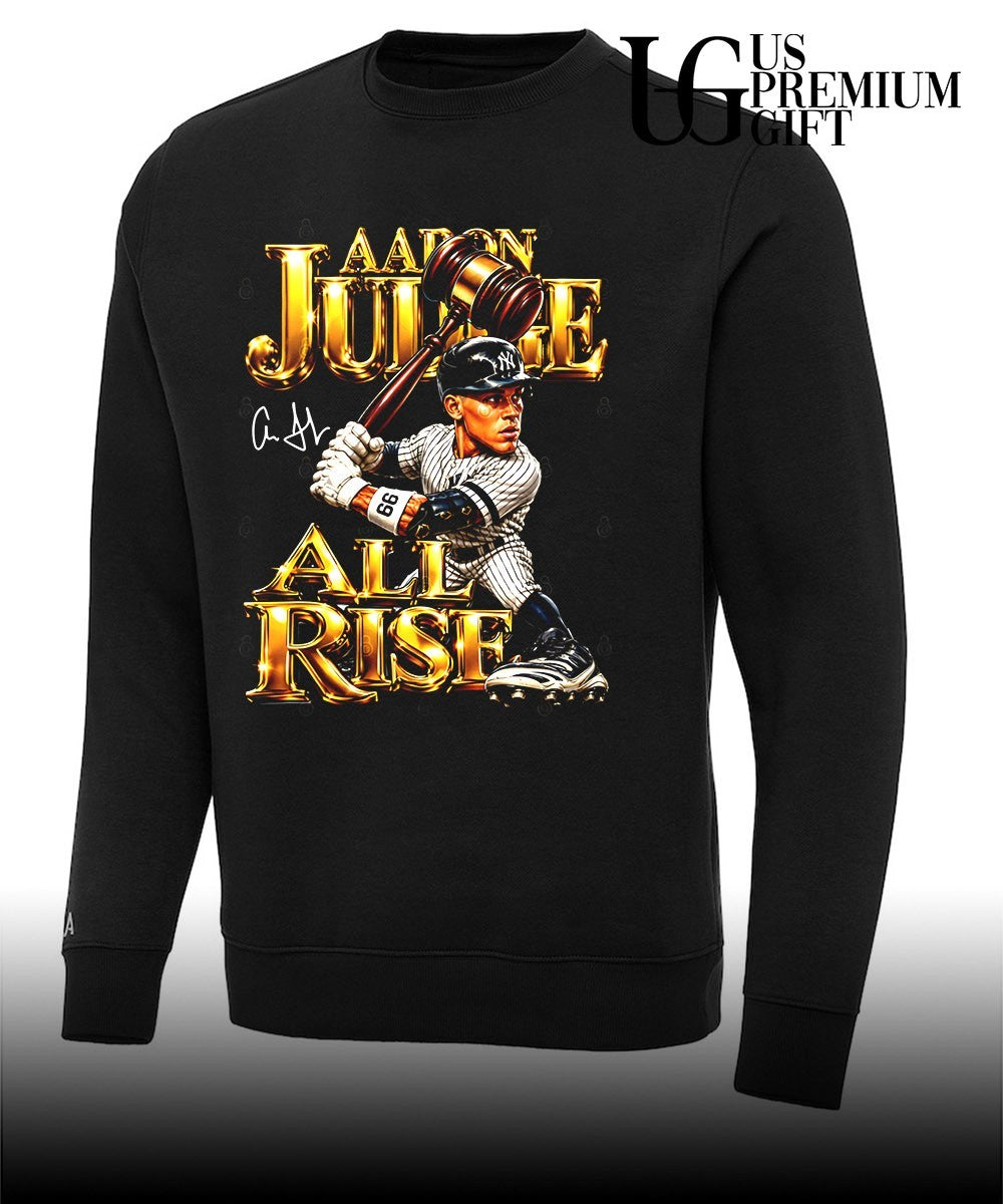 Aaron Judge All Rise New York Yankees baseball 2026 signature caricature shirt