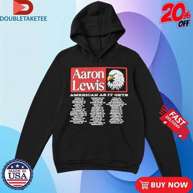 Aaron Lewis American As It Gets Tour Dates Eagle Shirts