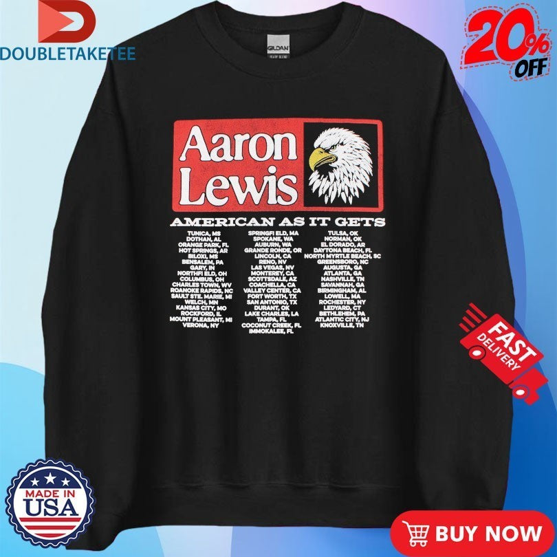 Aaron Lewis American As It Gets Tour Dates Eagle Shirts