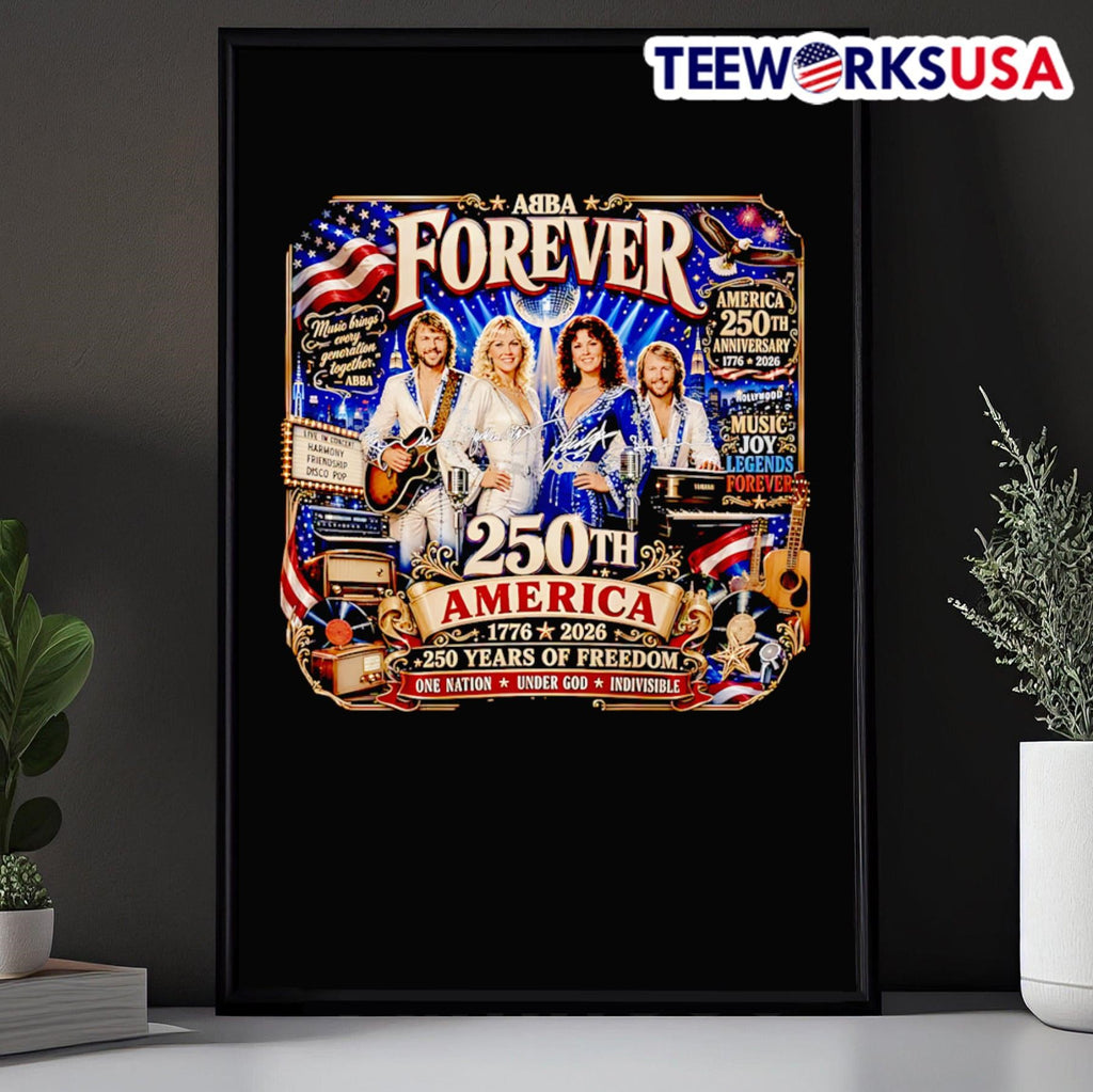 Abba Forever Music Brings Every Generation Together America 250Th Anniversary 1776 2026 Shirt