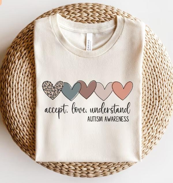 Accept Love Understand Autism Acceptance Shirt Autism Awareness Mom Shirt Hoodie, Sweatshirt | UrbanDripWear.com