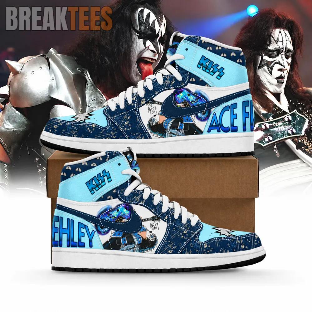 Ace Frehley Kiss Band Air Jordan 1 Shoes