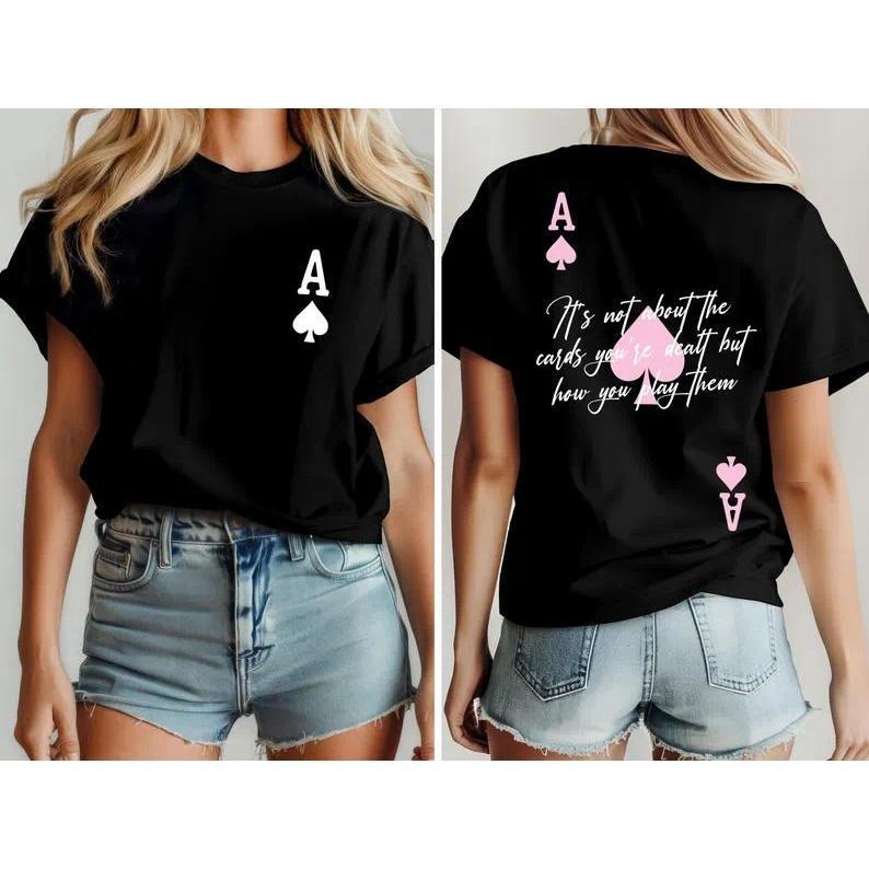 Ace Of Spades Print Shirt, Inspiring Quote Sweatshirt, Inspirational Quotes Hoodie, Positive Shirt, Women's Mental Health...