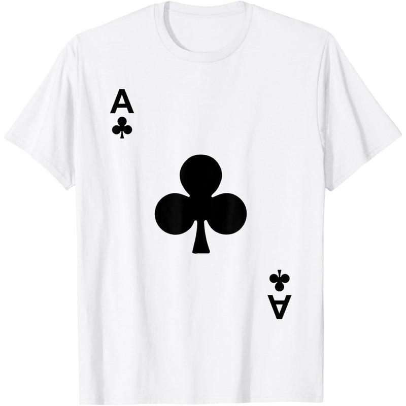 Ace of Clubs Tshirt Blackjack Cards Poker 21 A Tee shirt T-Shirt made in usa Hoodie, Sweatshirt | UrbanDripWear.com