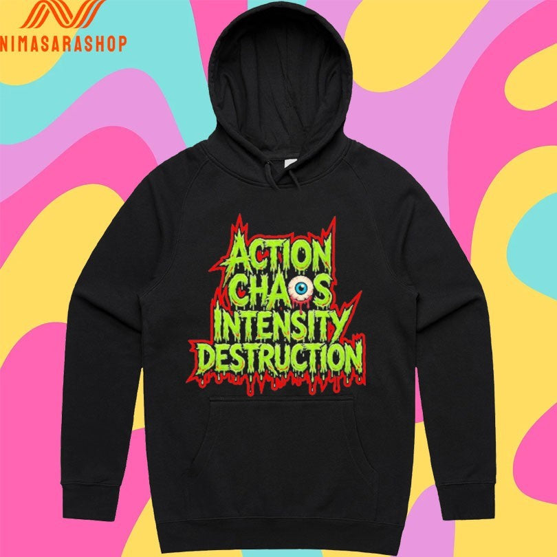 Acid Wrestling Action Chaos Intensity Destruction Shirts
