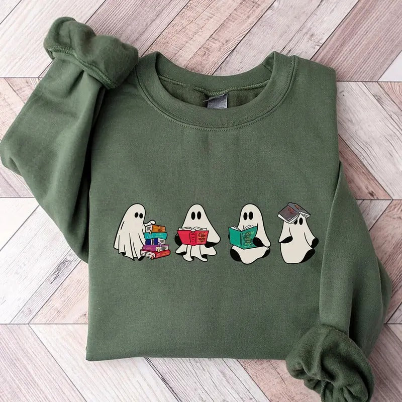Acotar Ghost Sweatshirt Acotar Sweatshirt Bookish Ghost Sweatshirt Throne Of Glass Sjm Book Reader Sjm Tee Book Ghosts...