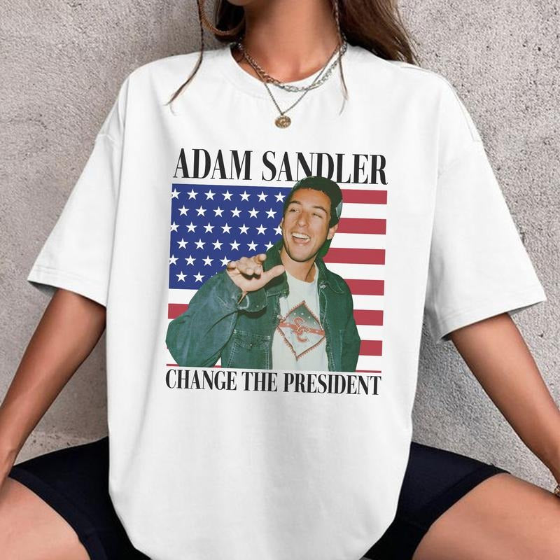 Ad4m Sandl4r Chance The President Shirt, Ad4m Sandl4r Shirt, Ad4m Sandl4r Sweatshirt Hoodie, Fan Gifts, Retro Comfort...
