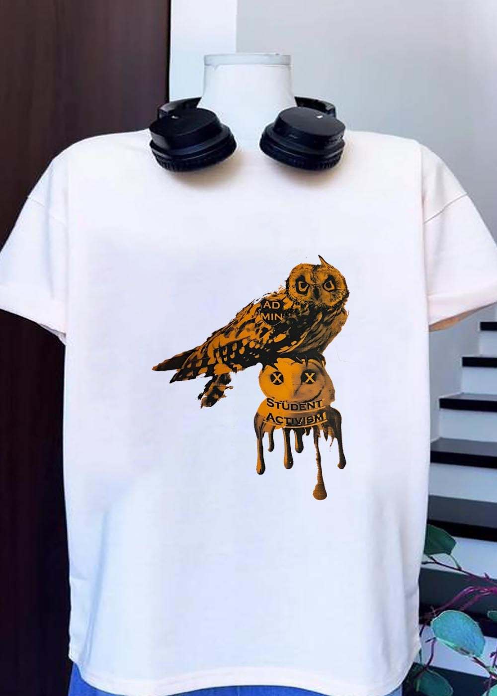 Admin Suppresses Student Activism Owl T-Shirt