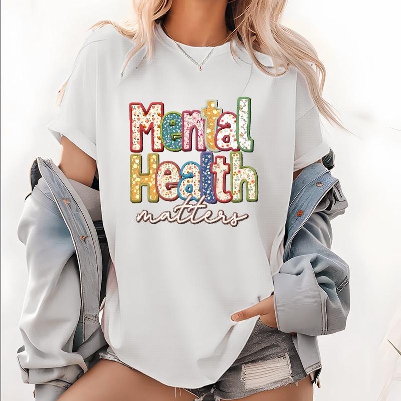 Advocacy - Driven T - Shirt Emphasizing "Mental Health matters" for Awareness Hoodie, Sweatshirt | UrbanDripWear.com