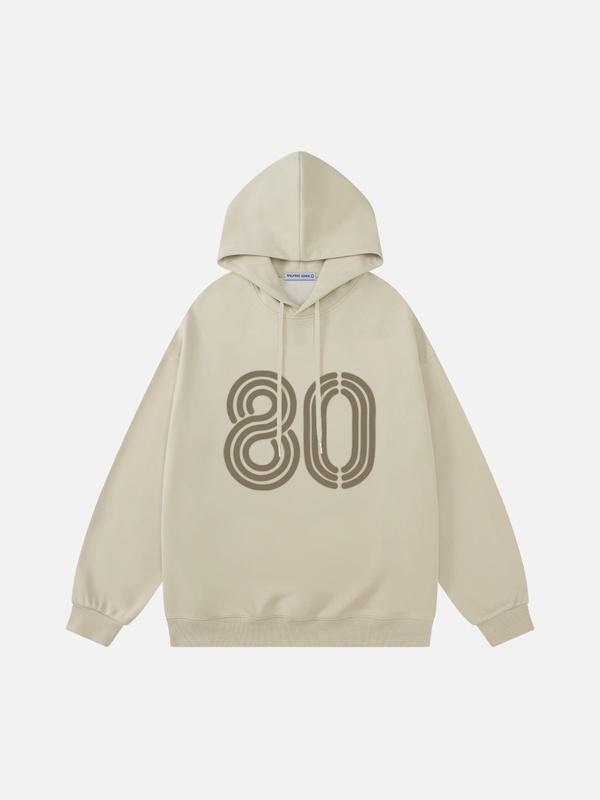 Aelfric Eden  Oversized  Vintage 80 Graphic Hoodie  Unisex Long Sleeve Hooded Sweatshirt Y2K Aesthetic Streetwear T-Shirts