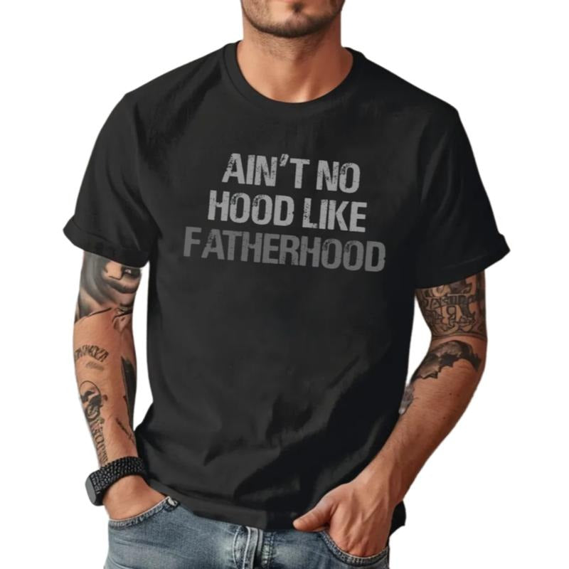 Ain't No Hood Like Fatherhood Tshirt, Dad Life Shirt, Funny Gift For Dad, Fathers Day Gift, Christmas Gift For Dad,...
