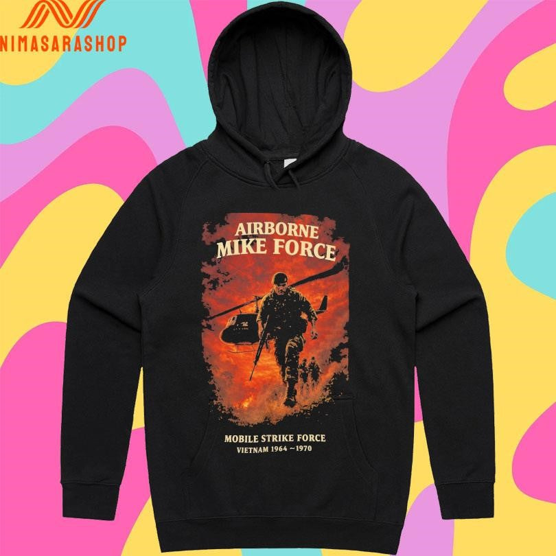 Airborne Mike Force Mobile Strike Force Vietnam 1964-1970 Shirts