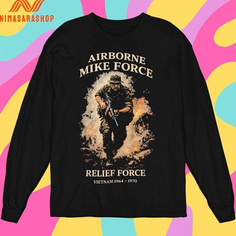 Airborne Mike Force Relief Force Vietnam 1964-1970 Shirts