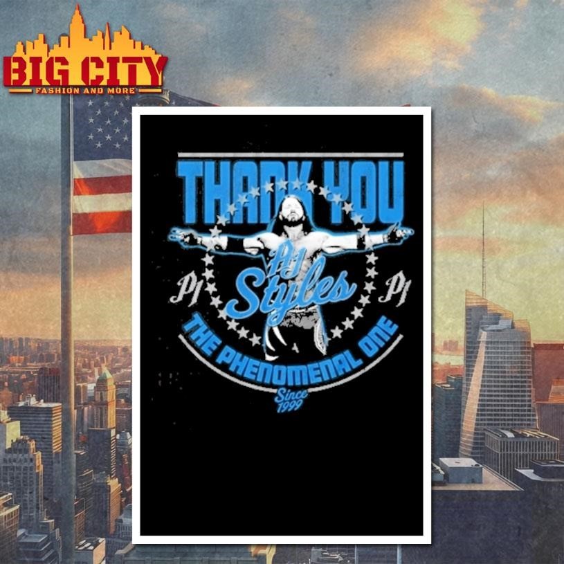 Aj Styles Thank You Greatest Moments Shirt