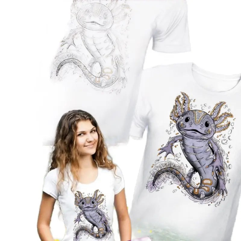 Ajolote para dama T-shirt Hoodie, Sweatshirt | UrbanDripWear.com