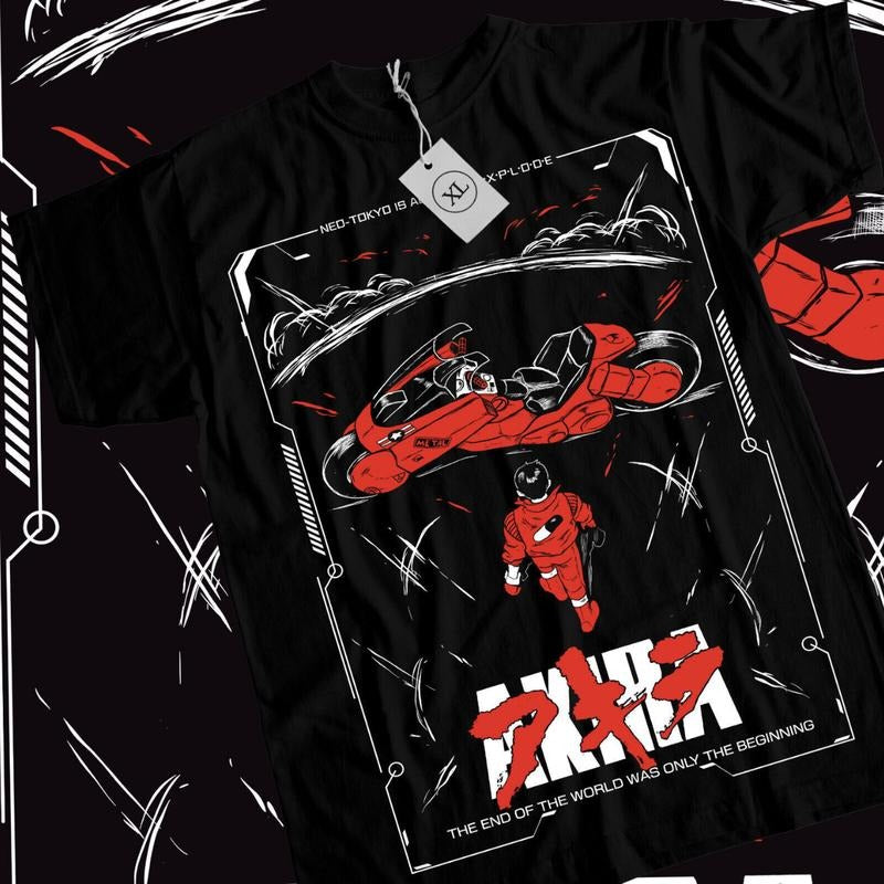 Akira 1988 Anime T-Shirt & Sweatshirt, Anime Manga Lover Gifts Ball Cotton Hoodie | UrbanDripWear.com