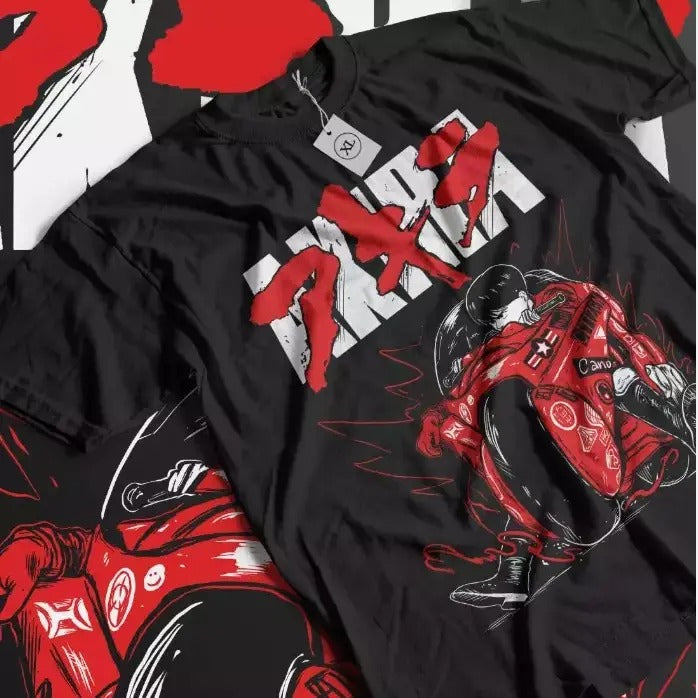 Akira T-shirt Anime Shirt Retro Neo Tokyo Manga Tetsuo Kaneda Shirt All Size Hoodie, Sweatshirt | UrbanDripWear.com