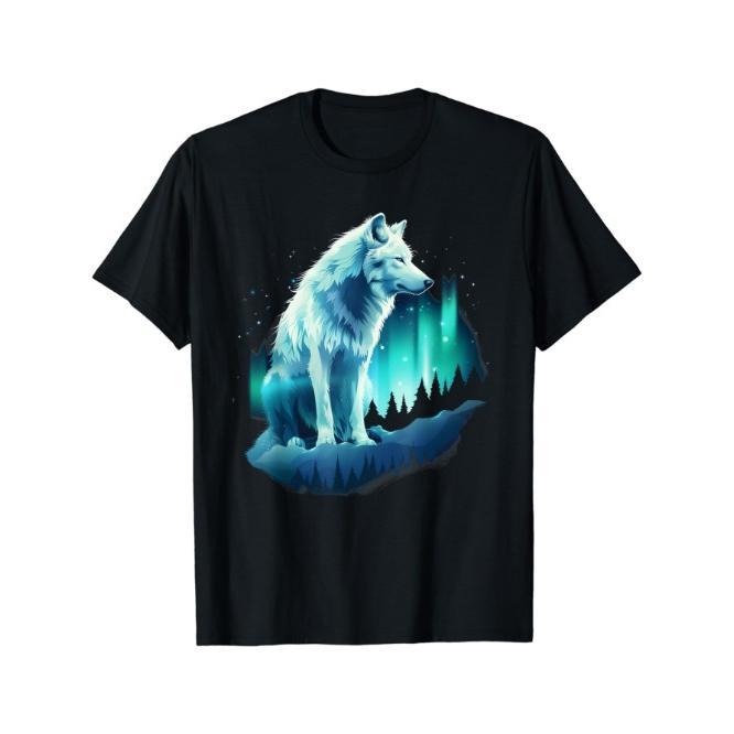 Alaska Arctic Up North White Wolf Lover T-Shirt Made in USA Hoodie, Sweatshirt | UrbanDripWear.com