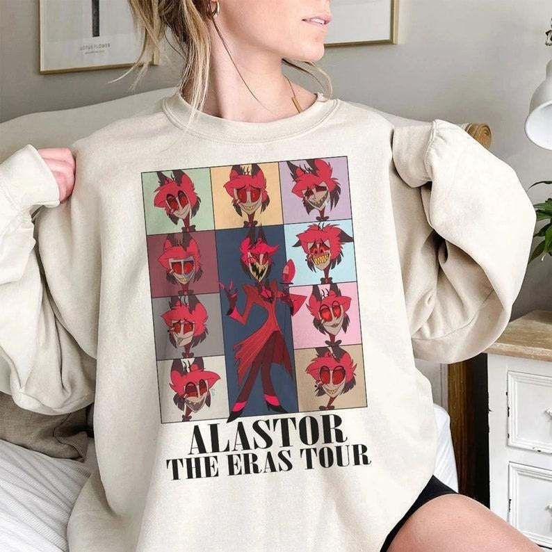 Alastor The Era's Tour Helluva Boss Unisex Sweatshirtstyle{n002}2 T-Shirts, Hoodie, Sweatshirt | UrbanDripWear.com