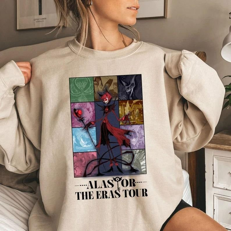 Alastor The Eras Tour Inpired Alastor Demon Shirt, Alastor Hazbin Hotel Sweatshirt Hoodie | UrbanDripWear.com