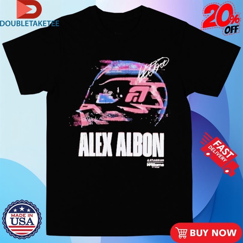 Alex Albon Glitch Helmet Williams F1 Shirts