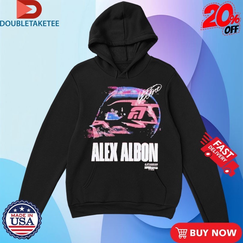 Alex Albon Glitch Helmet Williams F1 Shirts